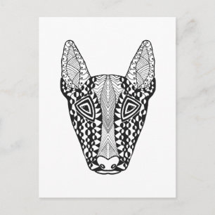 Bull Terrier Sketch Briefkaart