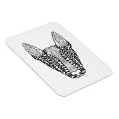 Bull Terrier Sketch Magneet (Rechterzijde)