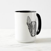 Bull Terrier Sketch Mok (Voorkant rechts)