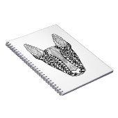 Bull Terrier Sketch Notitieboek (Rechterzijde)