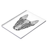 Bull Terrier Sketch Notitieboek (Linkerzijde)