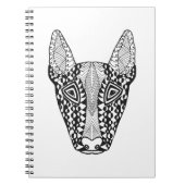 Bull Terrier Sketch Notitieboek (Voorkant)