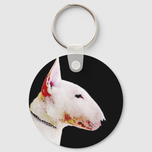 Bull Terrier sleutelhanger (Voorkant)