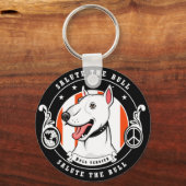 Bull Terrier sleutelhanger (Voorkant)