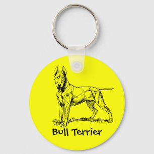 Bull terrier sleutelhanger