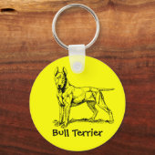 Bull terrier sleutelhanger (Voorkant)