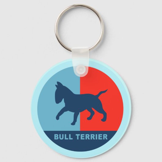 Bull Terrier sleutelhanger (Voorkant)