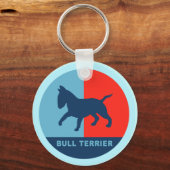 Bull Terrier sleutelhanger (Voorkant)