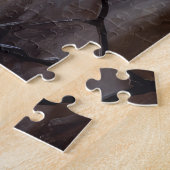 Bull Terrier Sneeuw Slede Kerst Decoratie Legpuzzel (Zijkant)