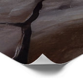 Bull Terrier Snowy Sleigh Kerst Decor Poster (Hoek)