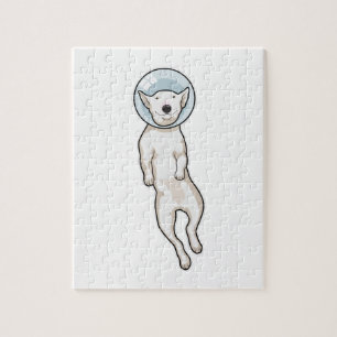 Bull Terrier Space Legpuzzel