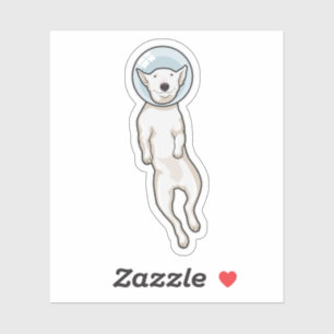 Bull Terrier Space Sticker