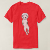 Bull Terrier Space T-shirt (Design voorkant)
