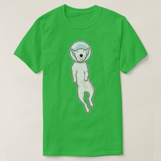 Bull Terrier Space T-shirt (Design voorkant)