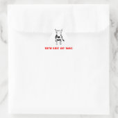 BULL TERRIER STICK STICKER (Tas)