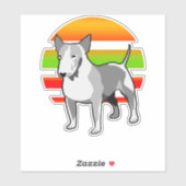 Bull Terrier Sticker (Vel)