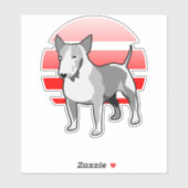 Bull Terrier Sticker (Vel)