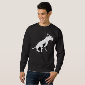 Bull Terrier Sweatshirt Bull Terrier Dog Shirts (Voorkant volledig)