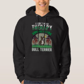 Bull Terrier Therapy Hoodie (Voorkant)