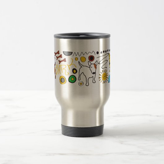BULL TERRIER Travel Mug Cup Reisbeker (Center)