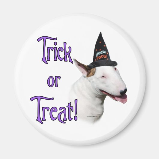 Bull Terrier Trick Magneet (Voorkant)