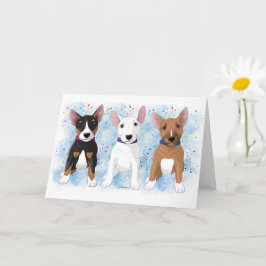 Bull Terrier Trio Kaart
