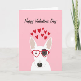 Bull Terrier Valentijnse liefde Kaart
