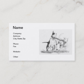 Bull Terrier Visitekaartjes