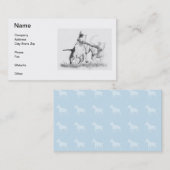 Bull Terrier Visitekaartjes (Voorkant / Achterkant)