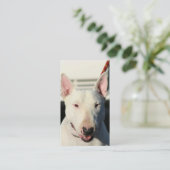 Bull Terrier Visitekaartjes (Staand voorkant)