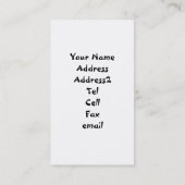 Bull Terrier Visitekaartjes (Achterkant)