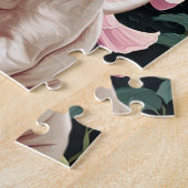 Bull Terrier Vogelhandschoen Bloempuzzel Legpuzzel (Zijkant)