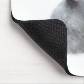 Bull Terrier (wht) Geschiedenisontwerp Muismat (Hoek)