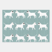 Bull Terrier Wrapping Paper Sheets (Voorkant)
