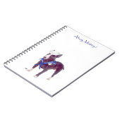 Bull Terrier Zeiler Notitieboek (Linkerzijde)