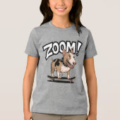 Bull Terrier - Zoom Tri-Blend Shirt (Voorkant)