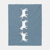 Bull Terriers Fleece Blanket (Voorkant)