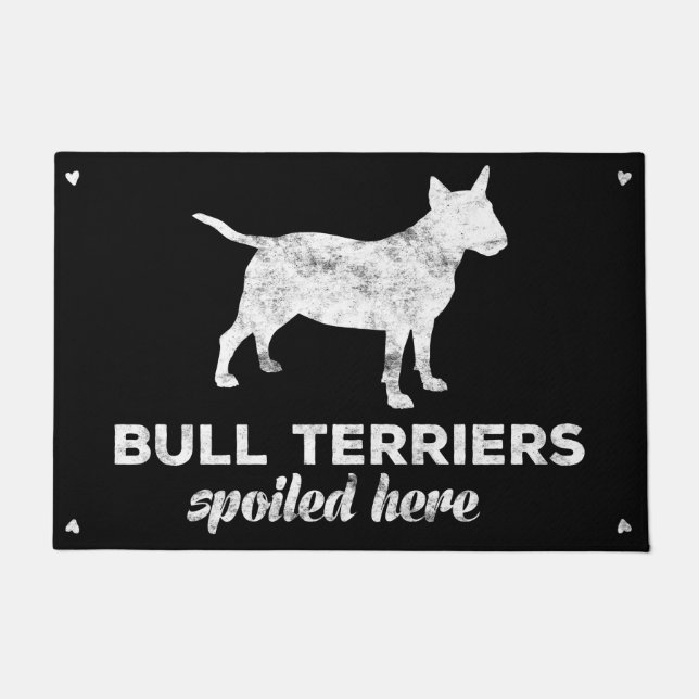 Bull Terriers hier Deurmat (Voorkant)