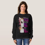 Bull Terriers is een meisje met de beste vriendin Trui (Voorkant volledig)