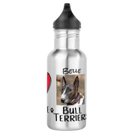 Bull Terriers Peace Love Hondenliefhebbers Waterfles