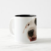 Bull Terriers Tweekleurige Koffiemok (Voorkant links)