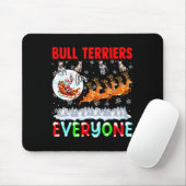 Bull Terriers voor iedereen Kerstman eigenaar Sant Muismat (Met muis)