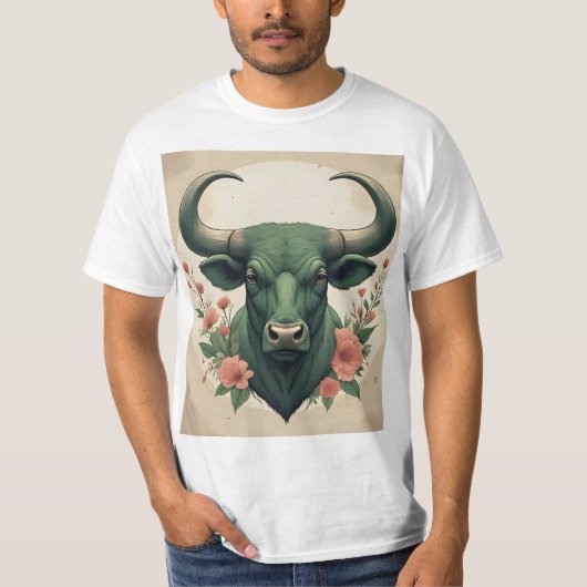 bull-thema t-shirt (Voorkant)