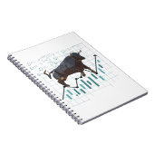 Bull Trend op de aandelenmarkt Notitieboek (Rechterzijde)