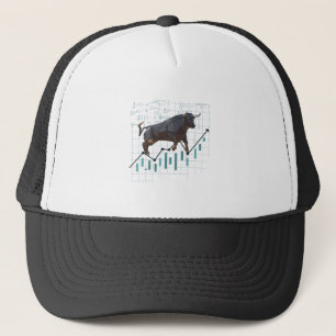Bull Trend op de aandelenmarkt Trucker Pet