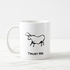 Bull Trust Me Black Koffiemok