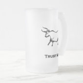 Bull Trust Me Black Matglas Bierpul (Voorkant rechts)