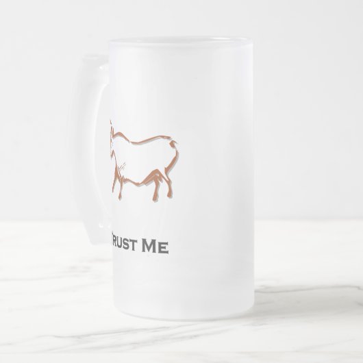 Bull Trust Me Brown Matglas Bierpul (Voorkant links)