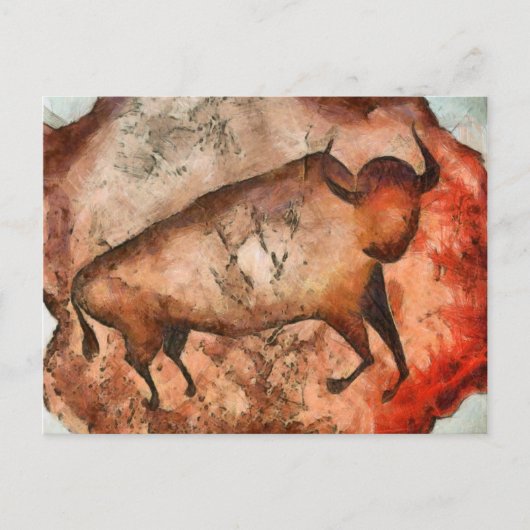 Bull uit Altamira Briefkaart (Voorkant)
