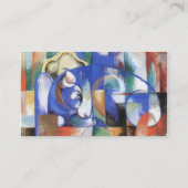 Bull van Franz Marc; Liegender Stier Visitekaartje (Achterkant)